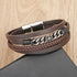 Pulseira Masculina de Couro Styles - RAFINATO